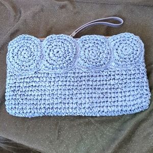 Talbot's Blue Woven Clutch